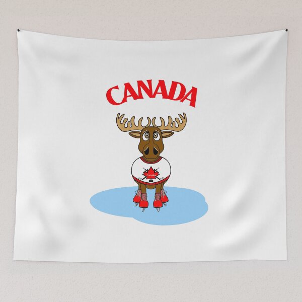 Item preview, Funny Canada Day Moose  designed and sold by Sartoris Art.