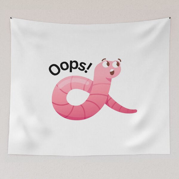 Item preview, Oops! worm designed and sold by snapacrab.