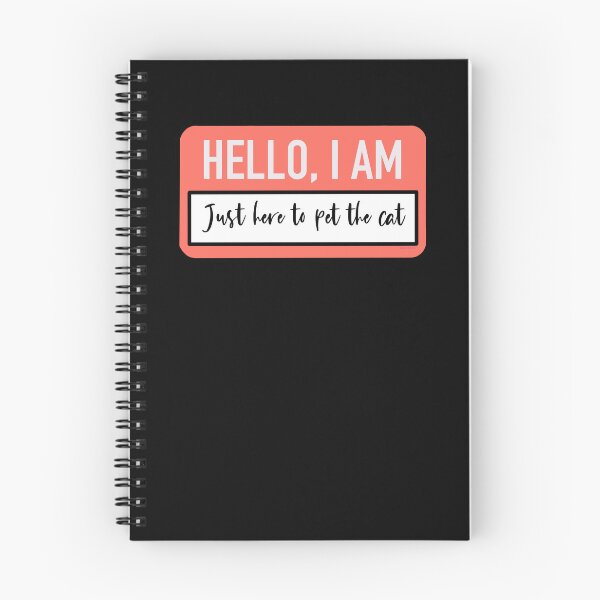 Item preview, Hello, I am just here to pet the cat designed and sold by HallyuHeaven.