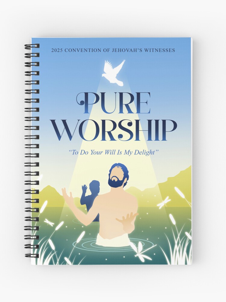 Thumbnail 1 of 3, Journal, Pure Worship (Jesus' Baptism) designed and sold by JenielsonDesign.