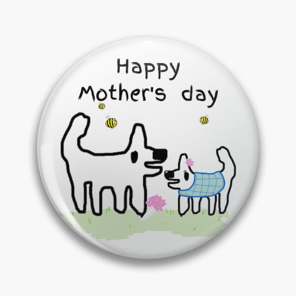 Item preview, Happy Mothers Day - Crappy dog loves his mum designed and sold by TheRubberOnion.
