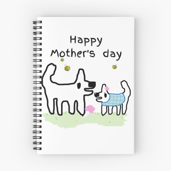 Item preview, Happy Mothers Day - Crappy dog loves his mum designed and sold by TheRubberOnion.