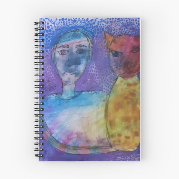 Item preview, My friend and his cat  designed and sold by becky43art.