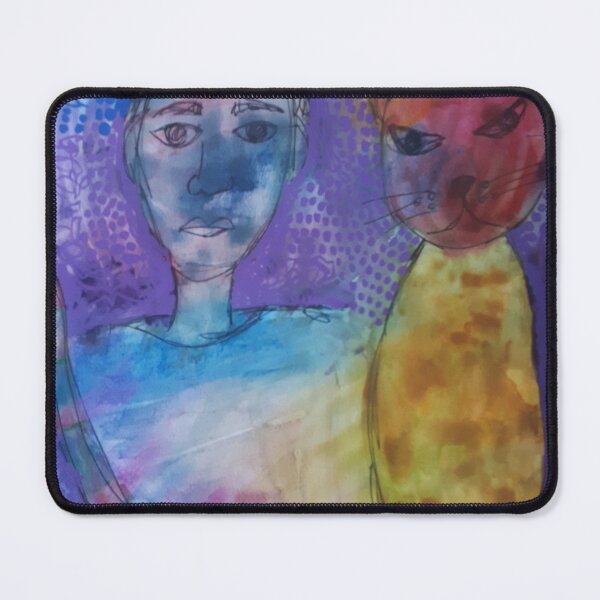 Item preview, My friend and his cat designed and sold by becky43art.