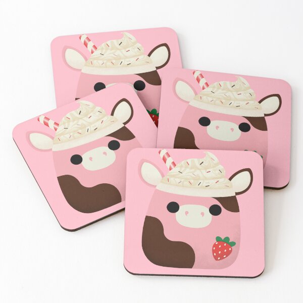 Item preview, Strawberry Milkshake Cow designed and sold by VelvetFungi.