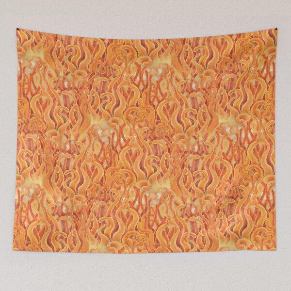 Item preview, Watercolor Cordyceps mushroom designed and sold by Ekaterina Glazkova.