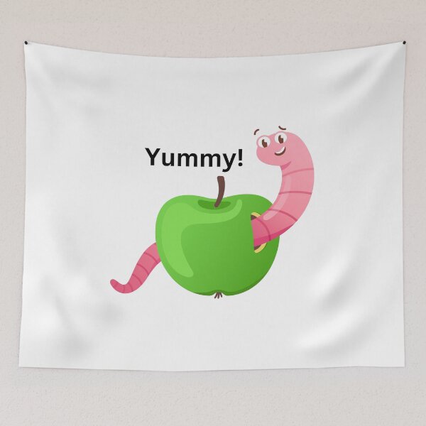 Item preview, Yummy! worm designed and sold by snapacrab.