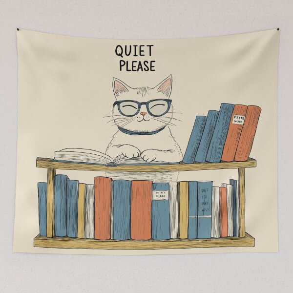Item preview, Library Cat designed and sold by Rtymer.