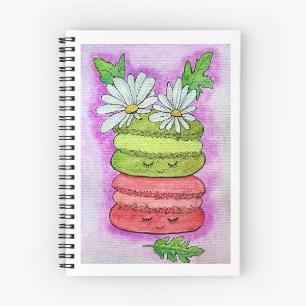 Item preview, Macarons topped with daisies _ darker designed and sold by Paintedhues.