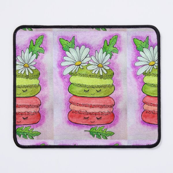 Item preview, Macarons topped with daisies _ darker designed and sold by Paintedhues.