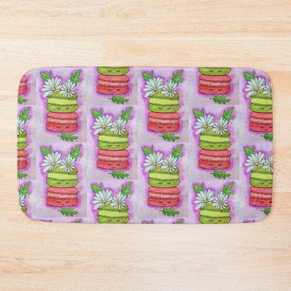 Item preview, Macarons topped with daisies _ darker designed and sold by Paintedhues.