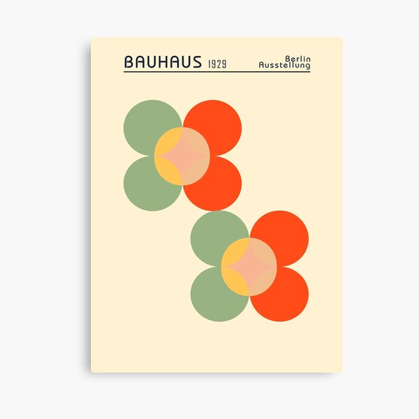 Item preview, Bauhaus Berlin 1929 Modern Floral Geometric Art designed and sold by MidCenturyStore.