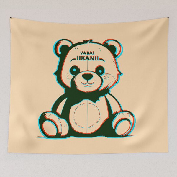 Item preview, YABAI teddy bear. Graphics. designed and sold by yabai-iikanji.