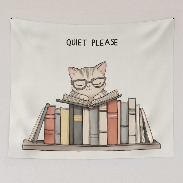Item preview, Library Cat designed and sold by Rtymer.