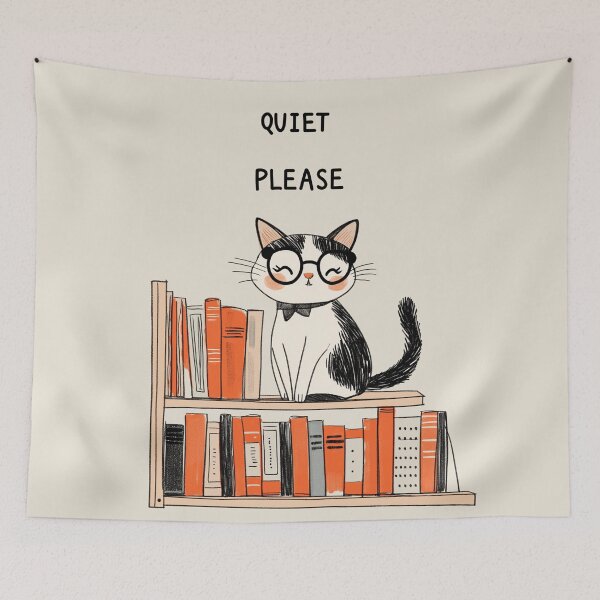 Item preview, Library Cat designed and sold by Rtymer.