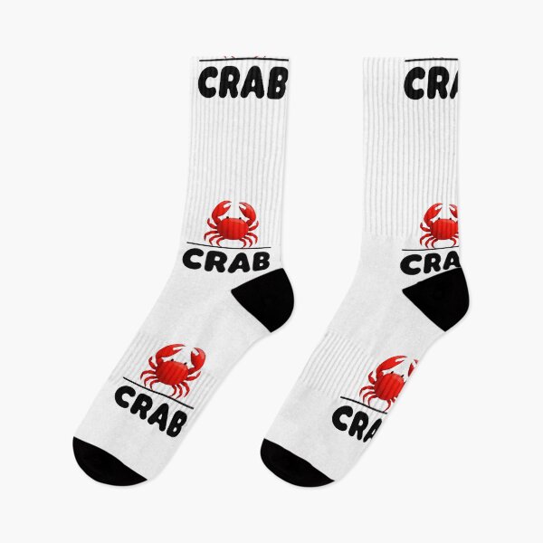 Item preview, Minimalist Red Crab Logo with Bold Black Text – Modern Seafood & Coastal Design designed and sold by Colorful-Garden.