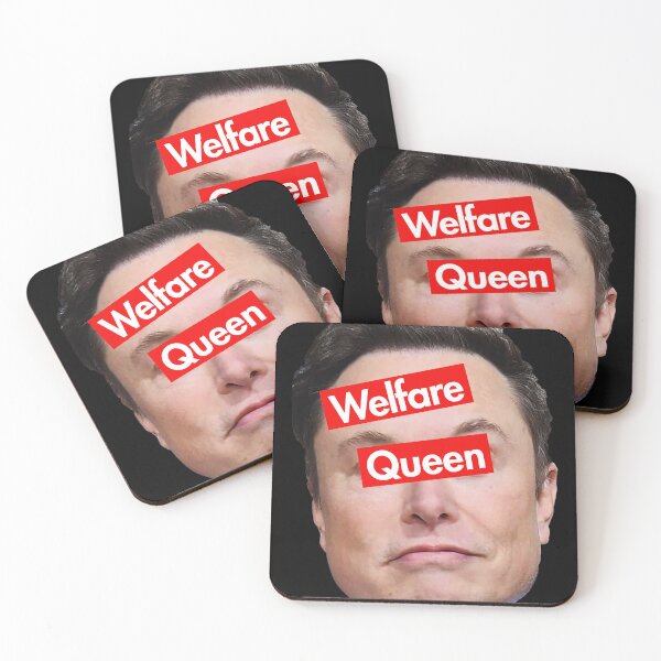 Item preview, Welfare Queen - Anti Musk - Anti Oligarchy designed and sold by Thelittlelord.