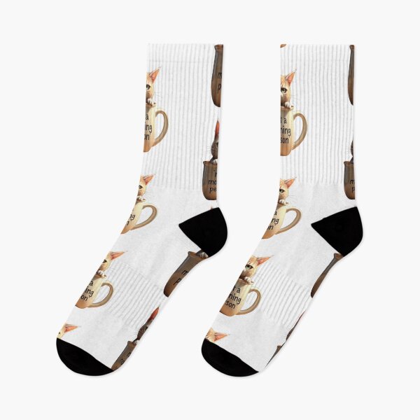 Artikelvorschau, Grumpy Cat Coffee – Kein Morgenmensch Meme Art entworfen und verkauft von RACHAYASHOP.