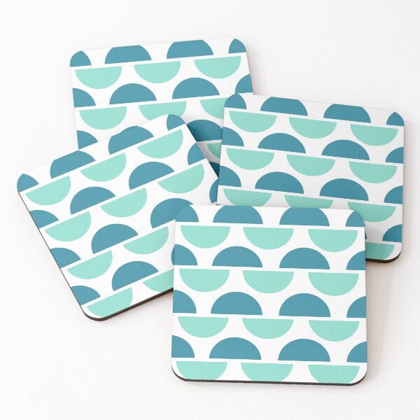 Item preview, Half Circle Pattern In Blue designed and sold by studioart.