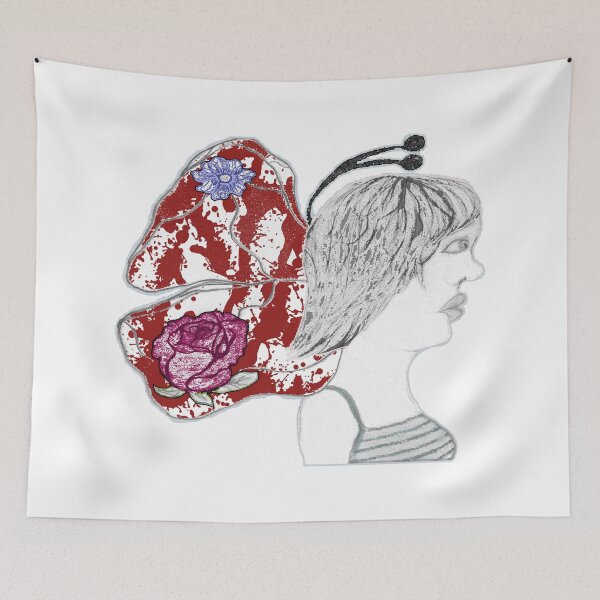 Item preview, BUTTERFLY PEOPLE: Blossom - Blood Spatter 2 designed and sold by Qweird Artistry.
