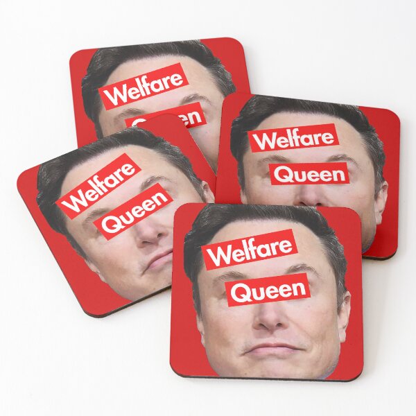 Item preview, Welfare Queen - Anti Musk - Anti Oligarchy designed and sold by Thelittlelord.