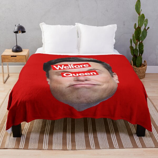 Item preview, Welfare Queen - Anti Musk - Anti Oligarchy designed and sold by Thelittlelord.