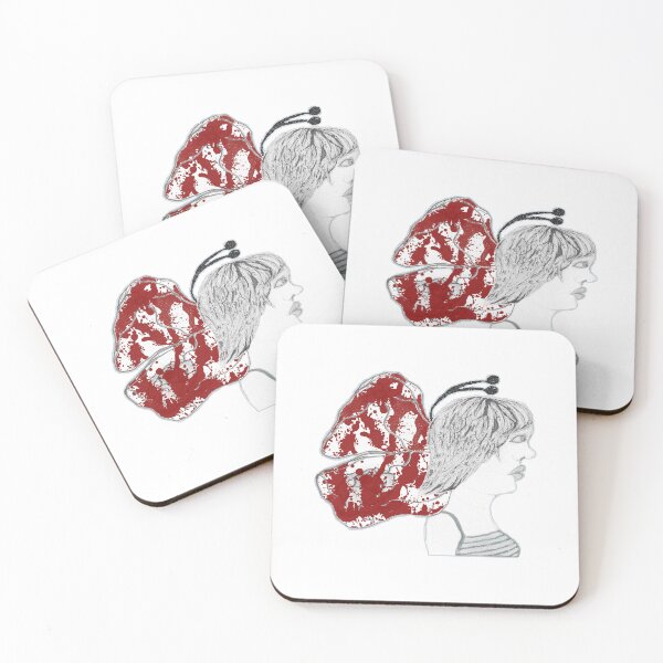 Item preview, BUTTERFLY PEOPLE: Blossom - Blood Spatter 1 designed and sold by Qweird Artistry.