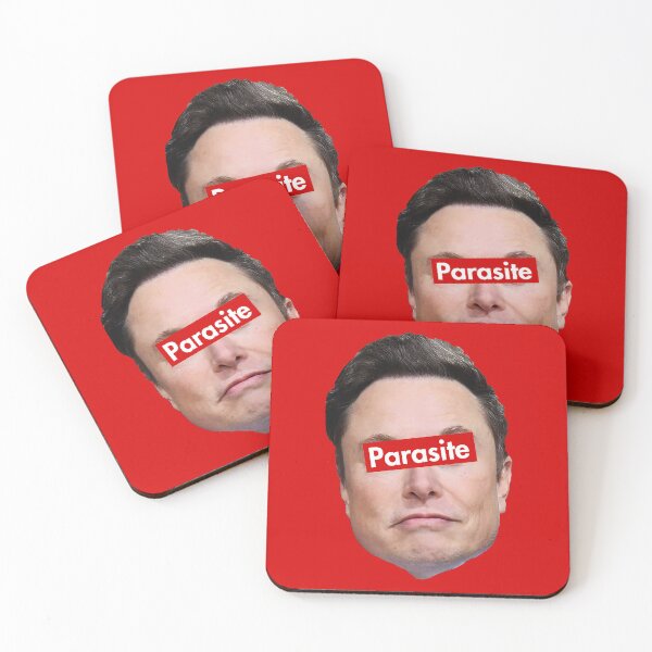 Item preview, Parasite - Anti Musk - Anti Oligarchy designed and sold by Thelittlelord.