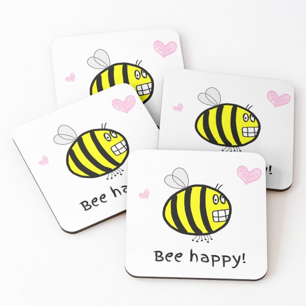 Item preview, Bee Happy - Be Happy, love, laugh - why not? designed and sold by TheRubberOnion.
