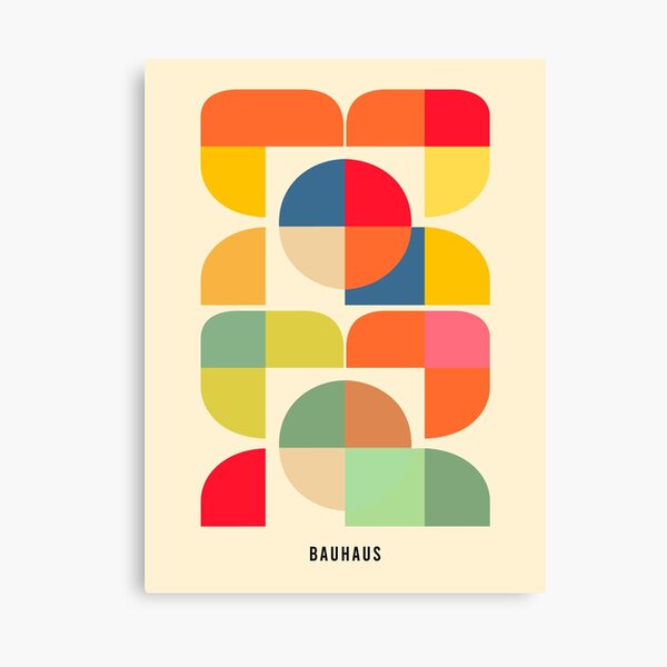 Item preview, Bauhaus Color Blocks – Modern Geometric Abstract Art designed and sold by MidCenturyStore.