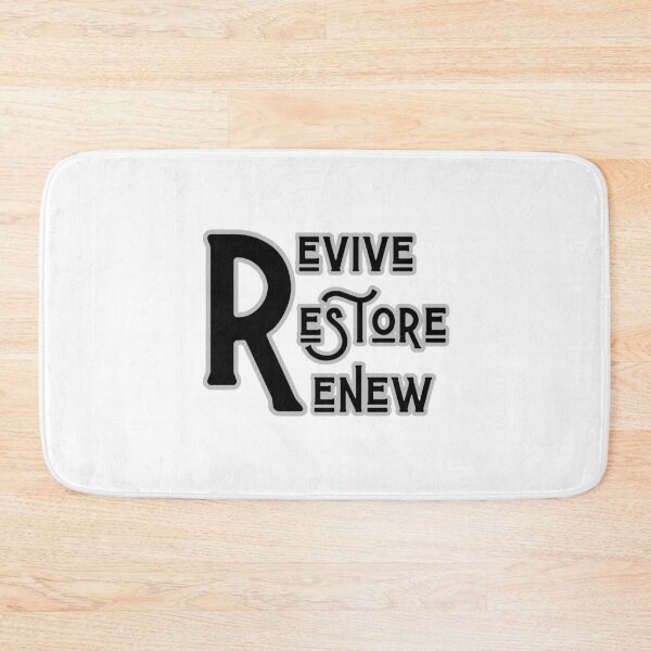 Item preview, Revive Restore Renew - Inspirational Typography Artnal Growth designed and sold by Psycho-Crazy.