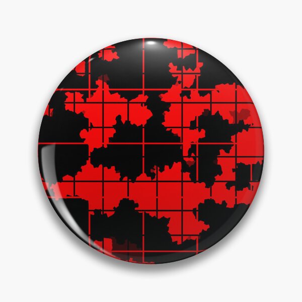 Item preview, Red Black Irregular Abstract Pattern Design  designed and sold by PatternTitan.