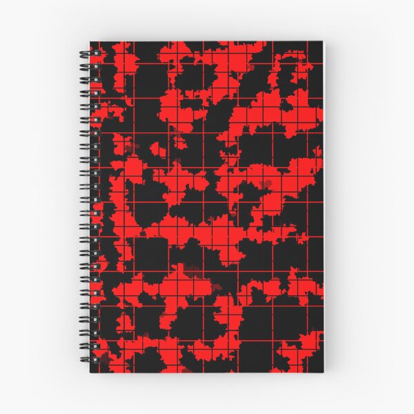 Item preview, Red Black Irregular Abstract Pattern Design  designed and sold by PatternTitan.