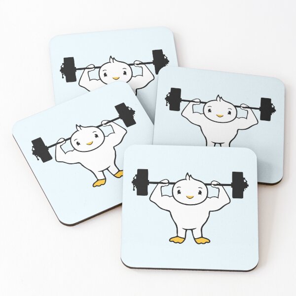 Item preview, Bird Bodybuilder Weightlifting Strong Gym Fitness designed and sold by shirt-o-mat.