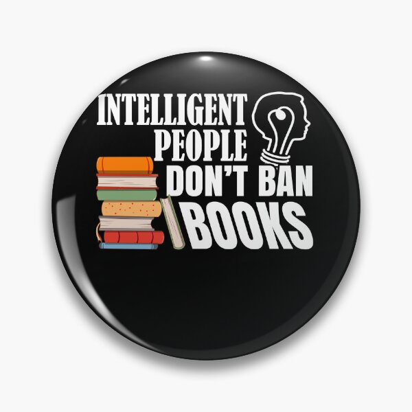 Item preview, Intelligent People Don't Ban Books Reading Bookish Librarian designed and sold by Dressed For  Duty.