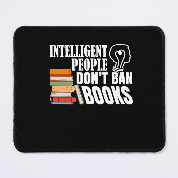 Item preview, Intelligent People Don't Ban Books Reading Bookish Librarian designed and sold by Dressed For  Duty.