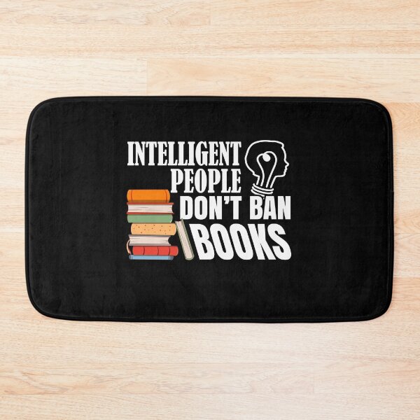 Item preview, Intelligent People Don't Ban Books Reading Bookish Librarian designed and sold by Dressed For  Duty.