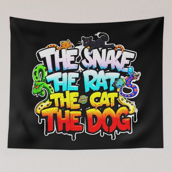 Item preview, The Snake Rat Cat Dog designed and sold by SteezeeStore.
