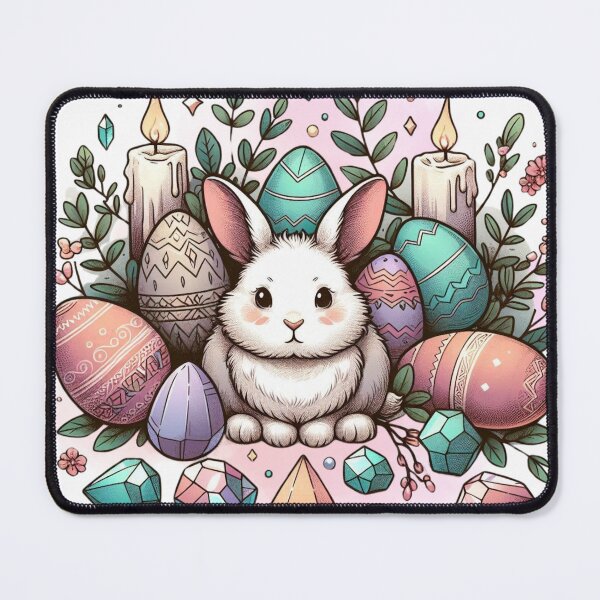 Item preview, Easter Bunny and Eggs designed and sold by fabledesigncompany.