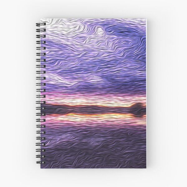 Item preview, Brushstrokes of Tranquil Evening designed and sold by Astrodad Creations LLC.