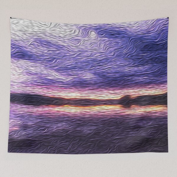 Item preview, Brushstrokes of Tranquil Evening designed and sold by Astrodad Creations LLC.