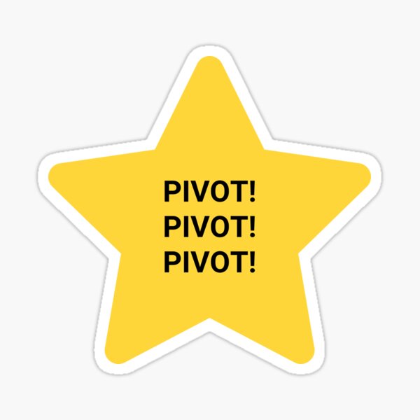 Vista previa del artículo con la obra «¡pivote! ¡pivote! ¡pivote! ¡estrella!», diseñado y vendido por stars4all.
