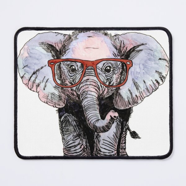 Item preview, Bebé elefante con gafas designed and sold by Scribbles & Doodles by Jinx.