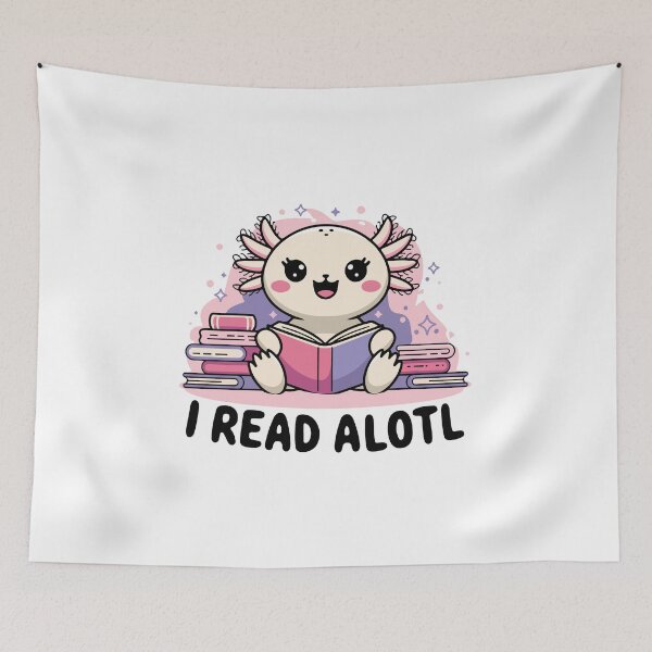 Item preview, I Read Alotl - Cute Axolotl Book Lover designed and sold by HandicraftArt.