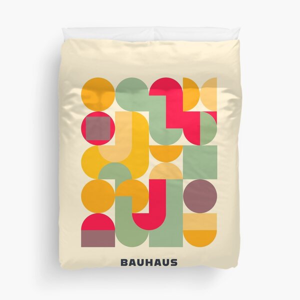 Item preview, Bauhaus Color Forms – Modern Geometric Abstract Design designed and sold by MidCenturyStore.