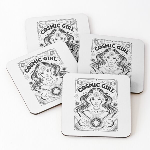 Artikelvorschau, "COSMIC GIRL" Psychedelisches 70er Trippy Retro Design entworfen und verkauft von paulo silveira.