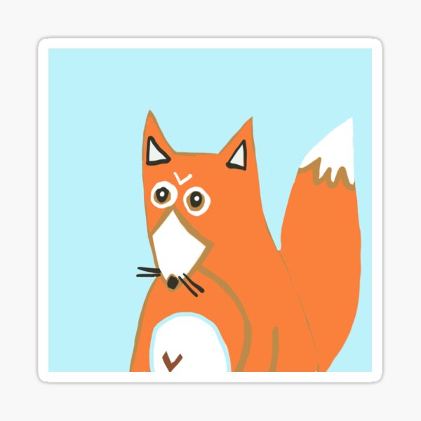 Item preview, Foxy illustration  designed and sold by Art and Tea Studio.