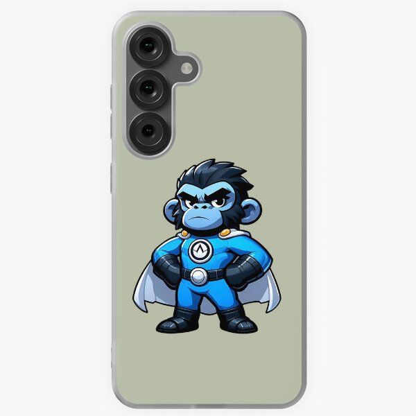 Item preview, Superhero Gorilla in Blue Costume with Cape designed and sold by Kwanbaba21.