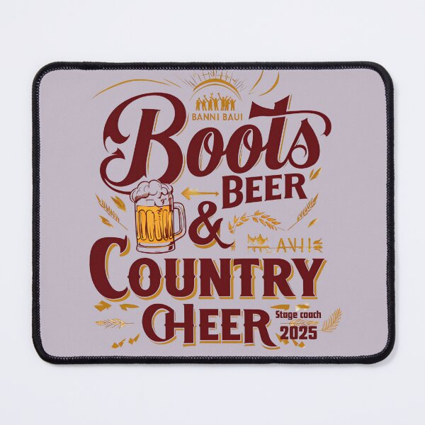 Item preview, Boots, Beer & Country Cheer - Stagecoach 2025 | Vintage Country Typography designed and sold by VibeVault12.