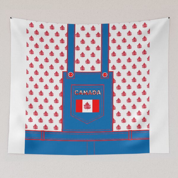 Item preview, Canada Maple Leaf Blue Jeans With Canada Flag designed and sold by Sartoris Art.